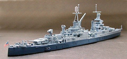 Tamiya Model lodi 31804 - U.S. Navy CA-35 Indianapolis (Tamiya 1:700)