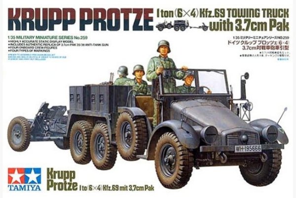 Krupp Protze w-37 mm Pak (Tamiya 1:35)