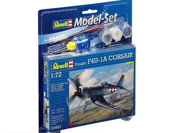 63983 - Set letadla Vought F4U-1A Corsair (Revell 1:72)