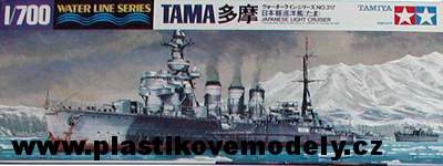 Tamiya model lodi 31317 - Tama Light Cruiser (Tamiya 1:700) > 1:700