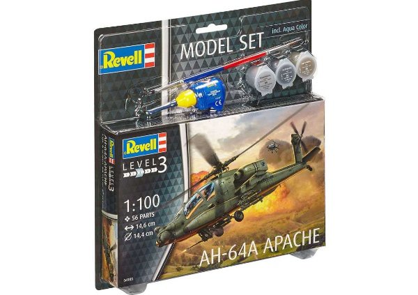 Set vrtulníku AH-64A Apache (Revell 1:100)