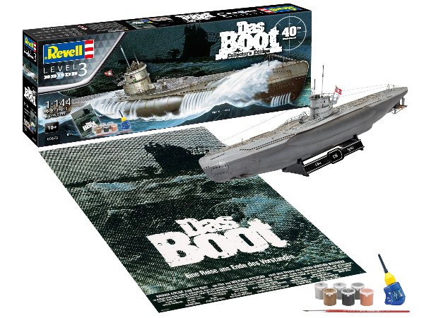 Ponorka Movie Set DAS BOOT - 40th Anniversary (Revell 1:144)