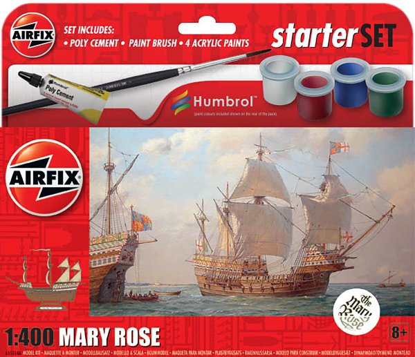 Set lodi Mary Rose (Airfix 1:400)