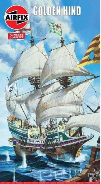 Loď Golden Hind (Airfix 1:72)