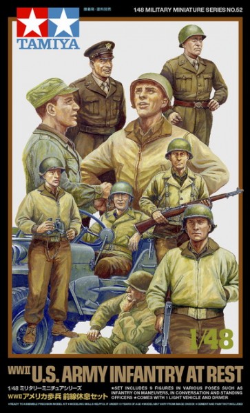 US Army Infantry at Rest (Tamiya 1:48)