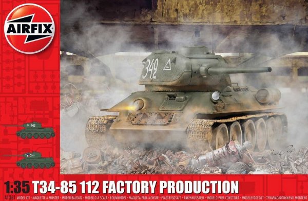 Tank T-34/85 112 Factory Production (Airfix 1:35)