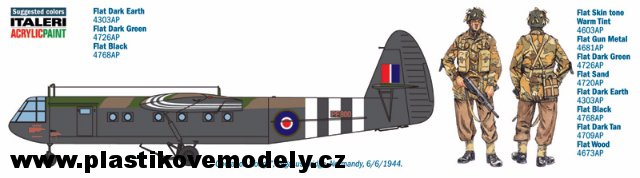 Kluzák AS.51 HORSA Mk.I-II & British Paratr. (Italeri 1:72) 