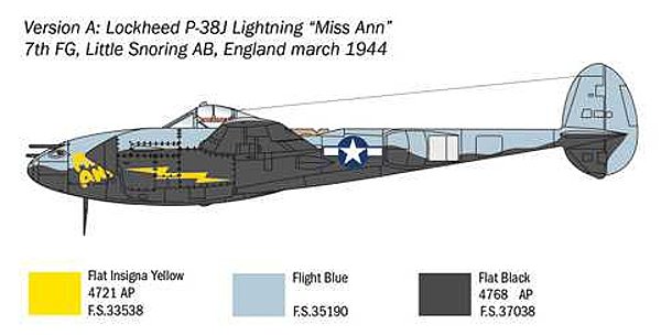 P-38J "Lightning" (Italeri 1:72)