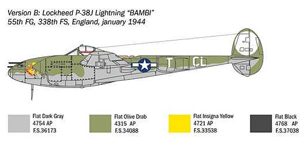 P-38J "Lightning" (Italeri 1:72)
