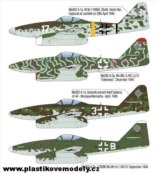 Me 262A-1-2 Last Ace (Academy 1:72)