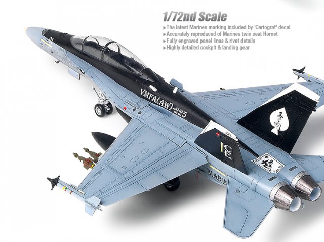 F/A-18D Hornet US Marine Corps (Academy 1:72)