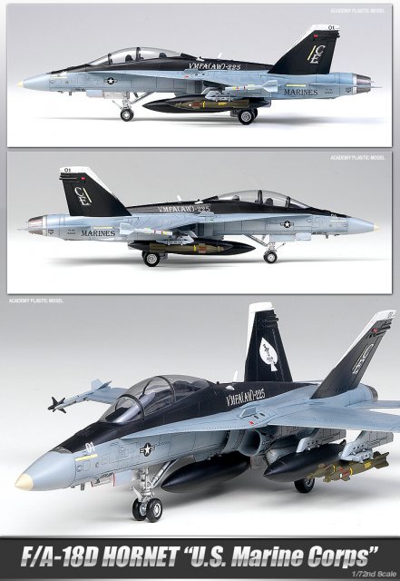 F/A-18D Hornet US Marine Corps (Academy 1:72)