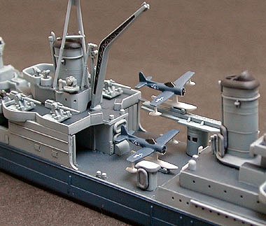 Tamiya Model lodi 31804 - U.S. Navy CA-35 Indianapolis (Tamiya 1:700)