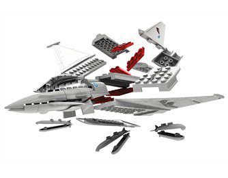 J6002 - QUICK BUILD Eurofighter Typhoon (Airfix)