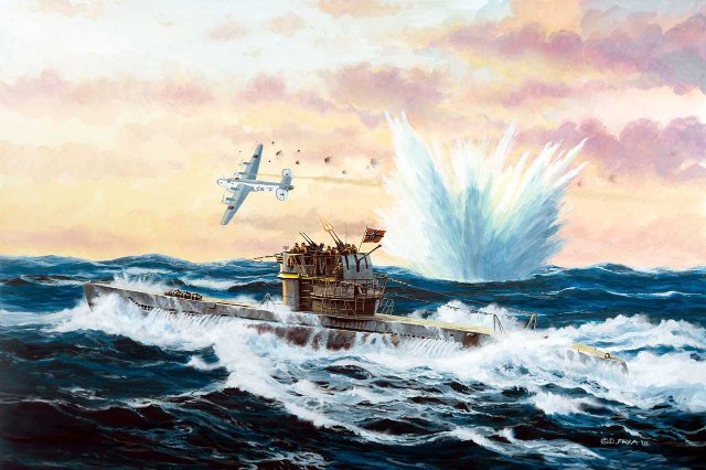 Ponorka German Submarine Type VII C-41 (Revell 1:350)