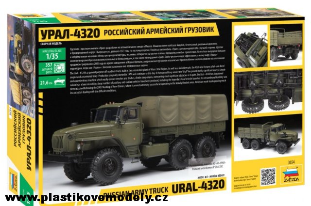 RUSSIAN ARMY TRUCK URAL4320 (Zvezda 1:35)