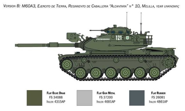 Tank M60A3 (Italeri 1:35)