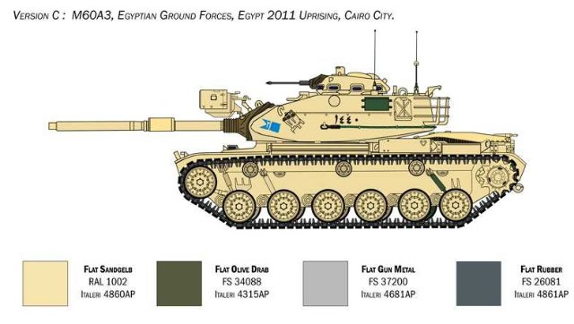 Tank M60A3 (Italeri 1:35)