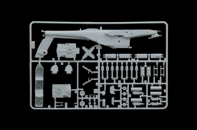 Vrtulník AH-64 D APACHE LONGBOW (Italeri 1:72)
