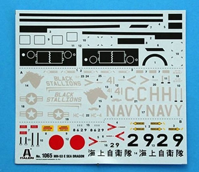 Vrtulník MH-53 E SEA DRAGON (Italeri 1:72)