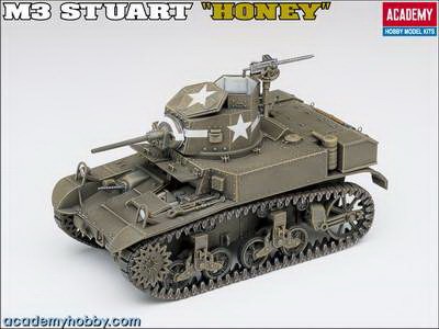 BRITISH M3 STUART HONEY (Academy 1:35)