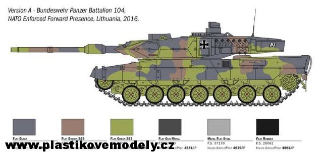Tank Leopard 2A6 (Italeri 1:35)
