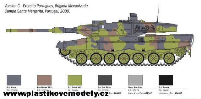 Tank Leopard 2A6 (Italeri 1:35)