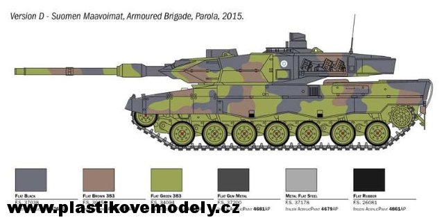Tank Leopard 2A6 (Italeri 1:35)