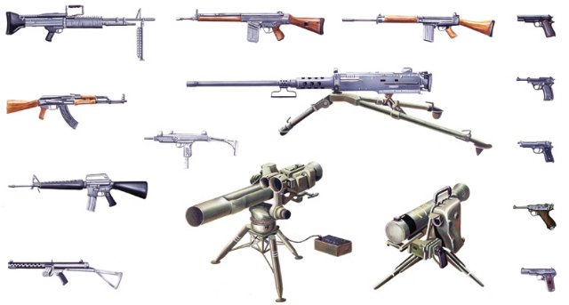 MODERN LIGHT WEAPON SET (Italeri 1:35) 