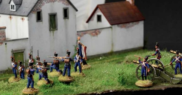 Diorama Waterloo 1815: La Haye Sainte (Italeri 1:72)