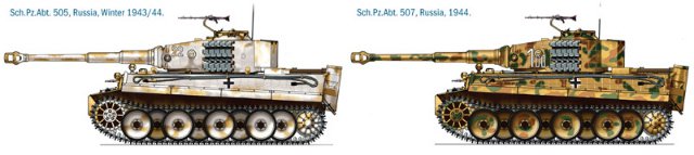 Tank Pz.Kpfw.VI TIGER I Ausf.E mid production (Italeri 1:35)