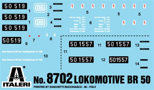 Lokomotive BR50 (Italeri 1:87 / HO)