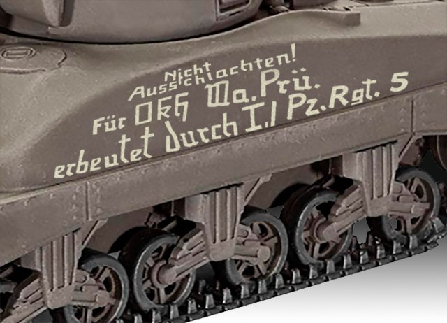 Tank Sherman M4A1 (Revell 1:72)