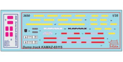 Kamaz 65115 dump truck (Zvezda 1:35)