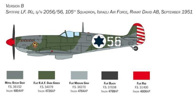 Spitfire MK.IX (Italeri 1:48)