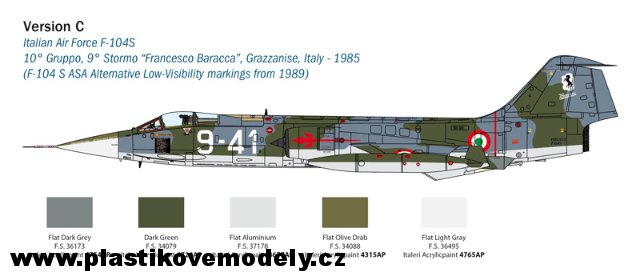 F-104 STARFIGHTER G-S - Upgraded Edition RF version (Italeri 1:32)