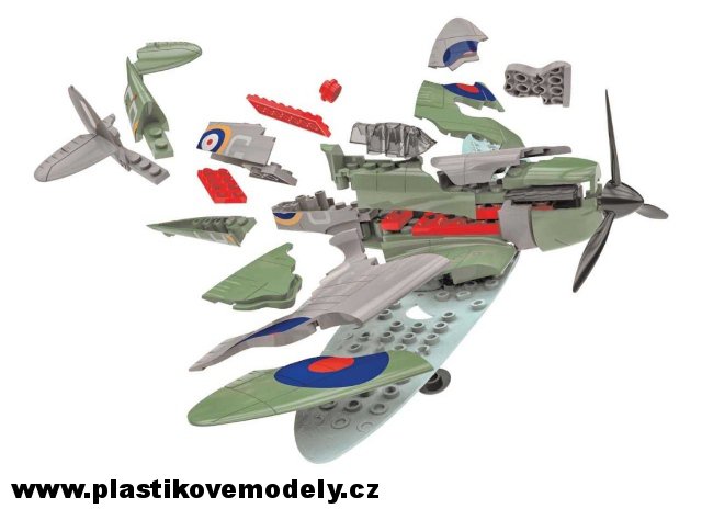 Quick Build letadlo J6045 - D-Day Spitfire (Airfix)