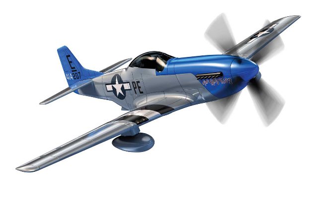 Quick Build letadlo J6046 - D-Day P-51D Mustang (Airfix)