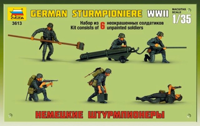 German Sturmpioniere WWII (re-release) (Zvezda 1:35)