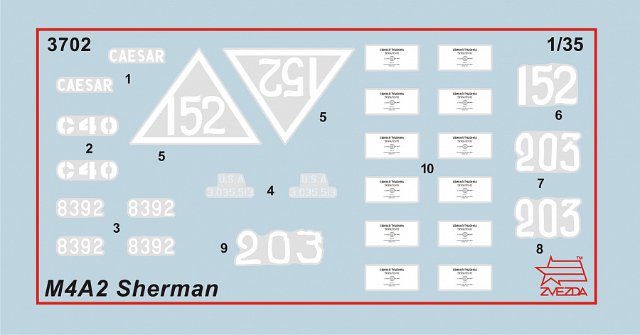 M4 A2 Sherman (Zvezda 1:35)