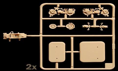 GERMAN MOTORCYCLES WWII (Italeri 1:72)