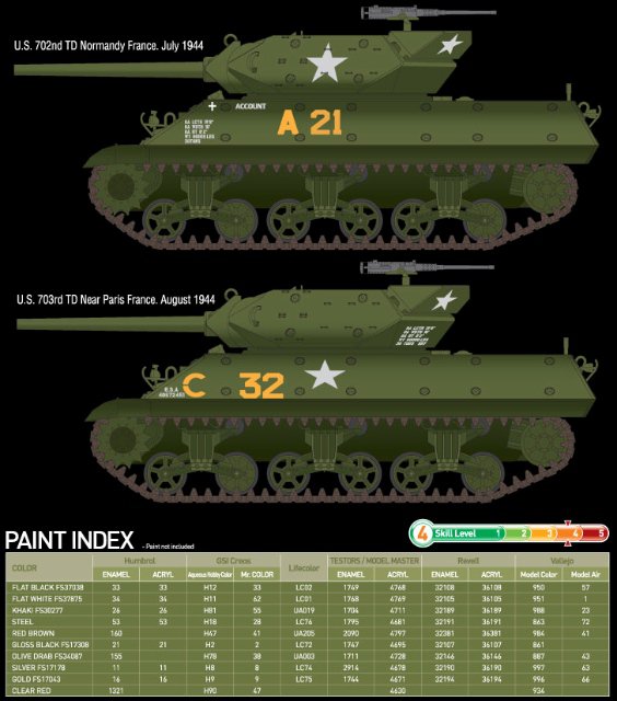 M10 GMC  Normady 1944 (Academy 1:35) 