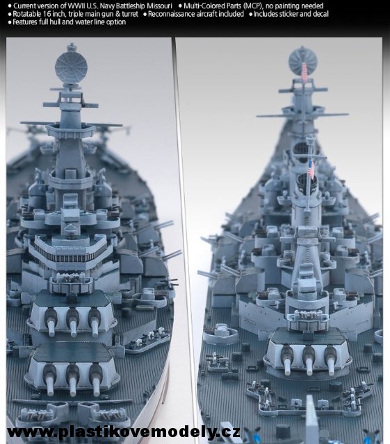 USS Missouri BB-63 (Academy 1:700) > 1:700