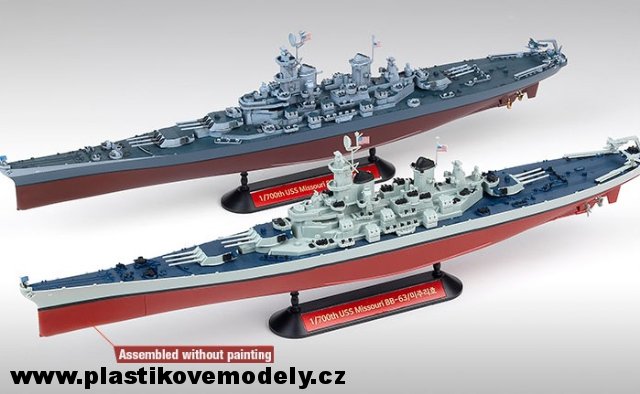USS Missouri BB-63 (Academy 1:700) > 1:700
