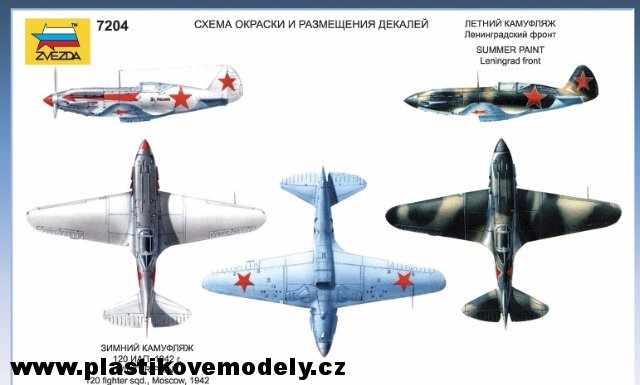 MIG-3 Soviet Fighter (Zvezda 1:72)