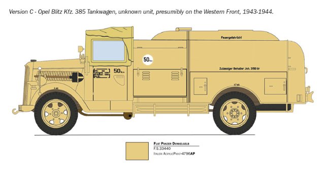 Opel Blitz Tankwagen Kfz. 385 - Battle of Britain 80th Anniversary (1:48) 