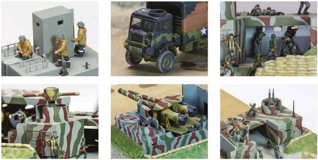 Set diorama D-Day 75th Anniversary Operation Overlord (1:76)