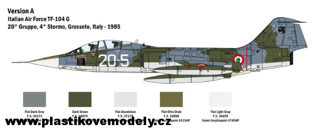 TF-104 G Starfighter (Italeri 1:32)