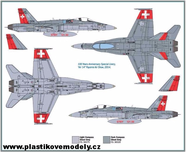 F-A 18 SWISS AIR FORCE (Italeri 1:72) 