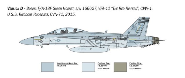 Boeing F-A-18F Super Hornet (Italeri 1:48)